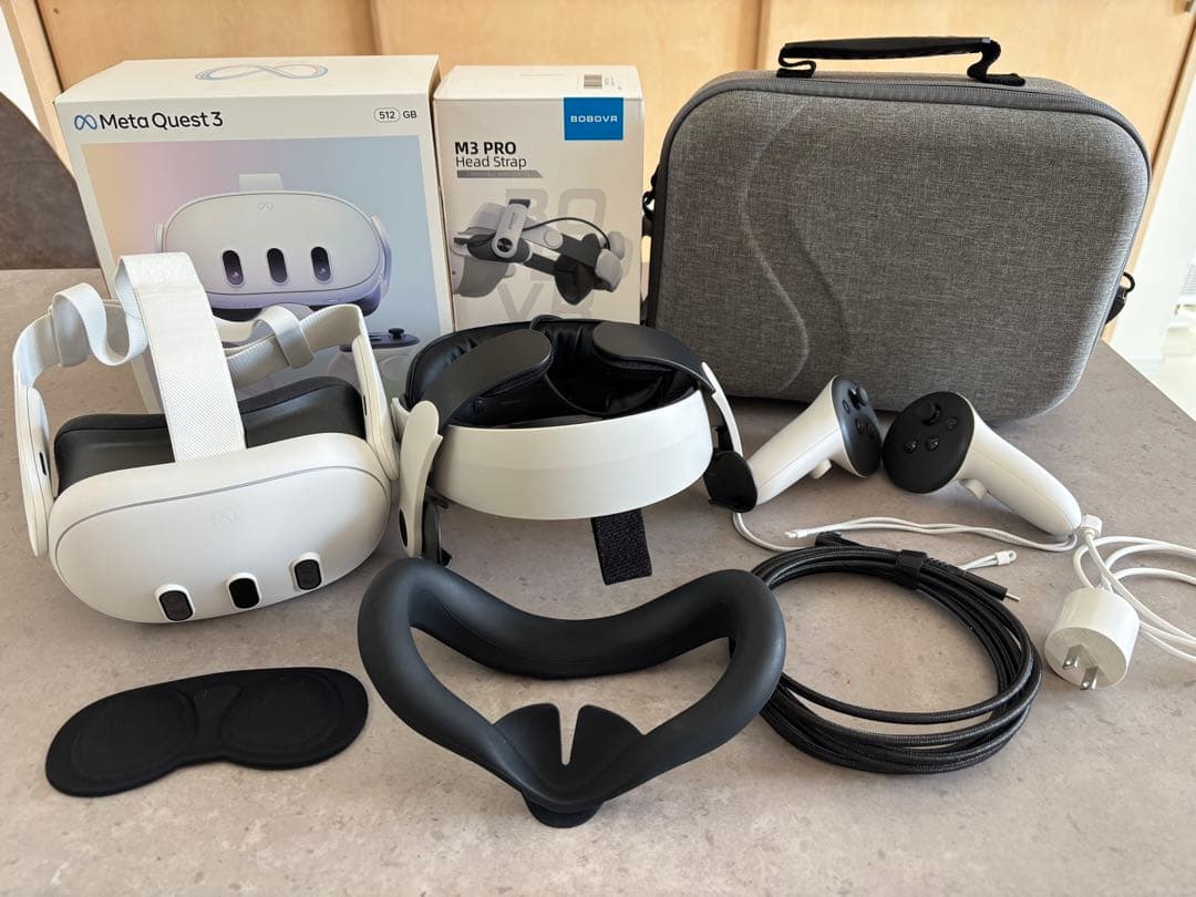 【まとめ売り】 Quest 3 512GB bobovrストラップ等 BOBOVR S3 Pro バッテリーストラップ for Meta Quest 3 & Quest 3S