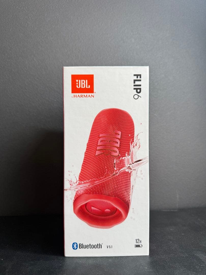 『高音質』JBL FLIP6 ワイヤレススピーカー レッド 楽天市場】JBL FLIP6 ワイヤレススピーカー 防水IP67 レッド 防塵 12