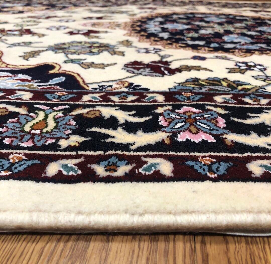 ペルシャ絨毯 ナイン産 9La No:36144 リビングサイズ - メルカリ