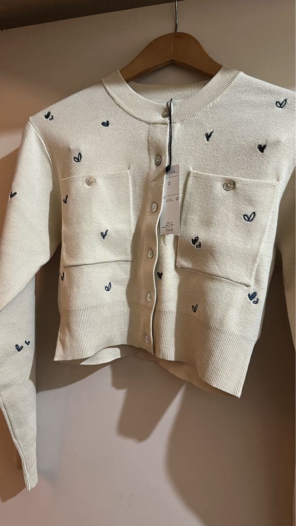 小花/ハート刺繍ニットカーディガン｜PETAL ONLINE（ペタルオンライン