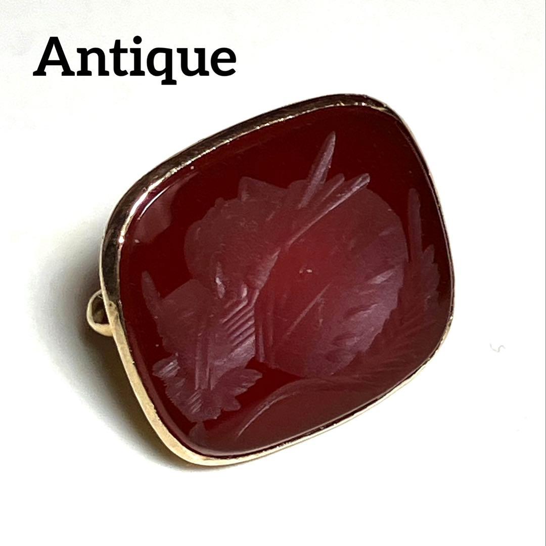 アンティーク 9金 フォブシール インタリオ 戦士 アンティーク 9金 フォブシール インタリオ 戦士 - メルカリ