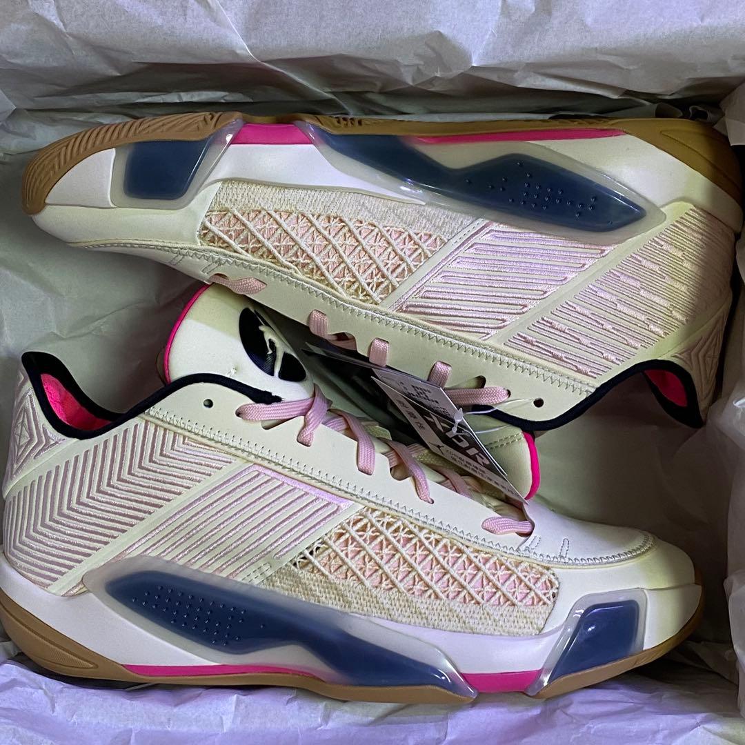 【新品】NIKE AIR JORDAN XXXVIII LOW PF 38 Nike Air Jordan XXXVIII 38 Low PF Crimson Tint Orange Pulse FD2325