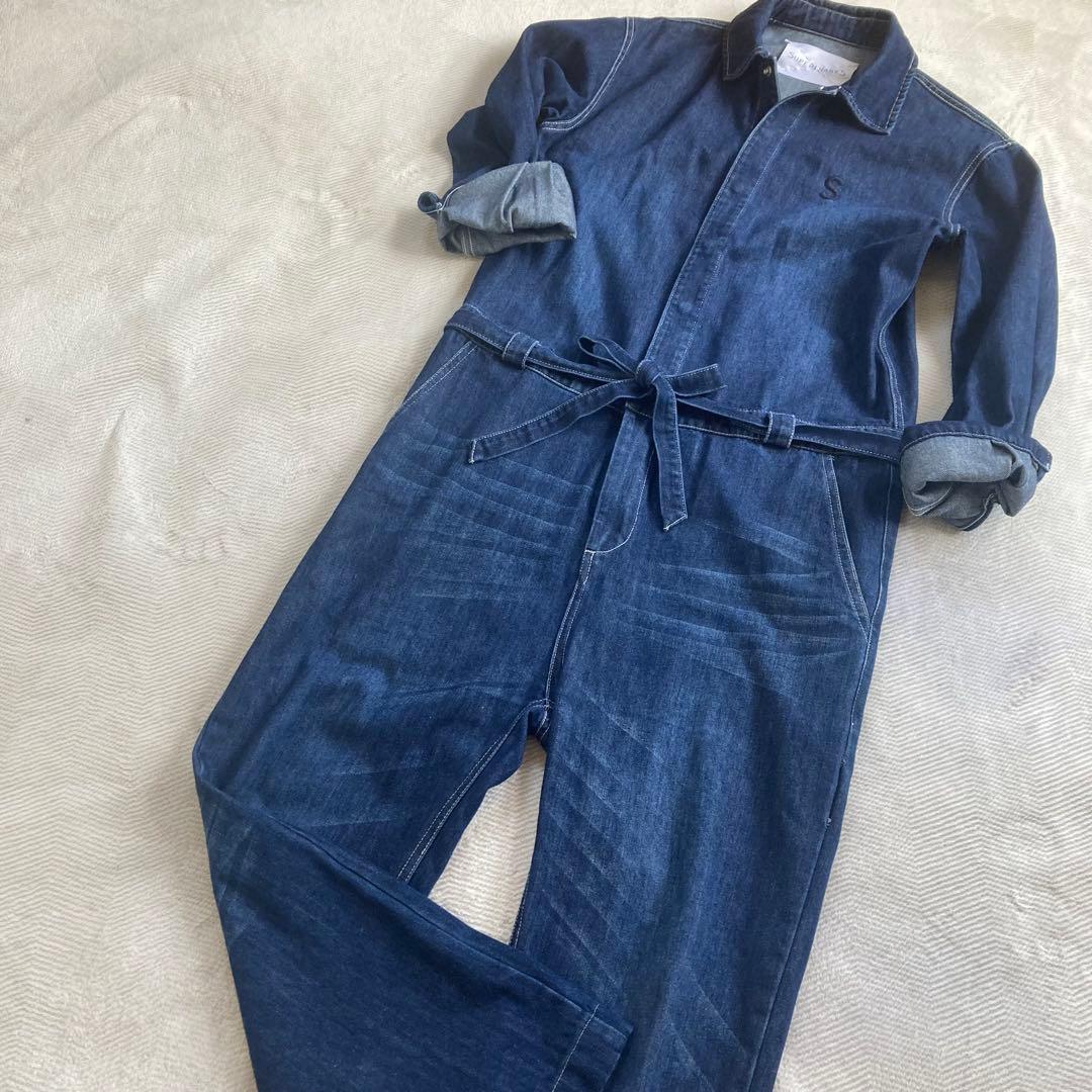 スーパーサンクス SUPERTHANKS デニム オールインワン つなぎ - メルカリ