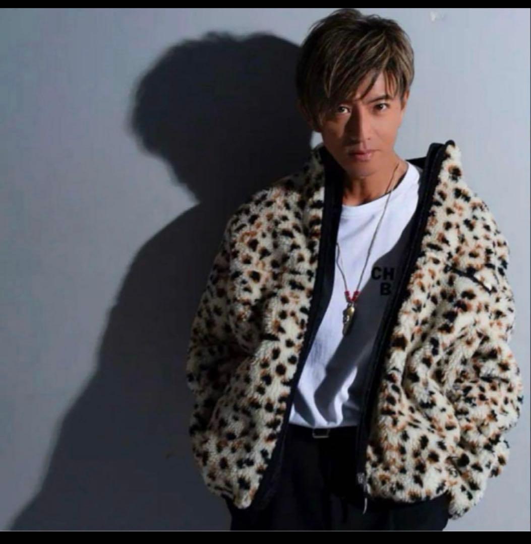 キムタク着 WACKO MARIA ワコマリア レオパード ボアフリース - メルカリ