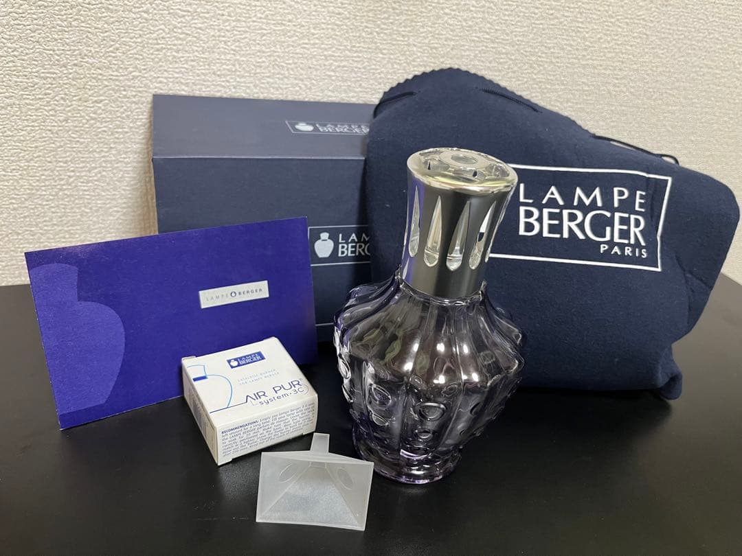 新品未使用 芯付き ランプベルジェ　クロシェット　アロマランプ　紫 lampeberger-aromaoil_10964506