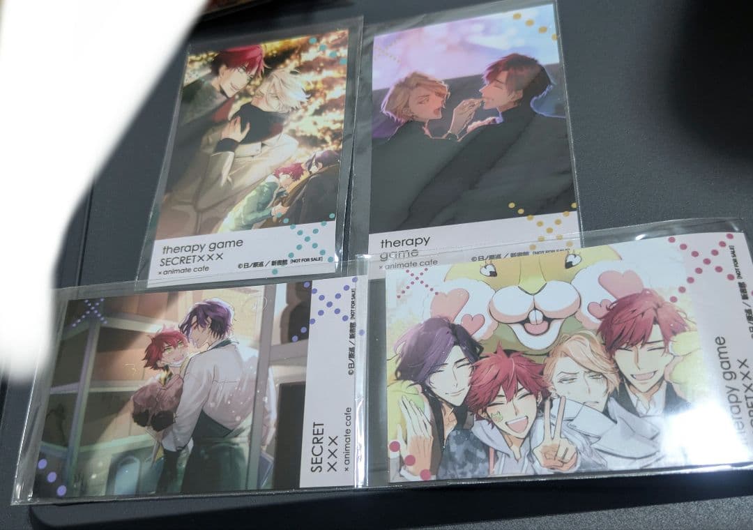 セラピーゲーム アニメイトカフェ特典 4枚セット - メルカリ