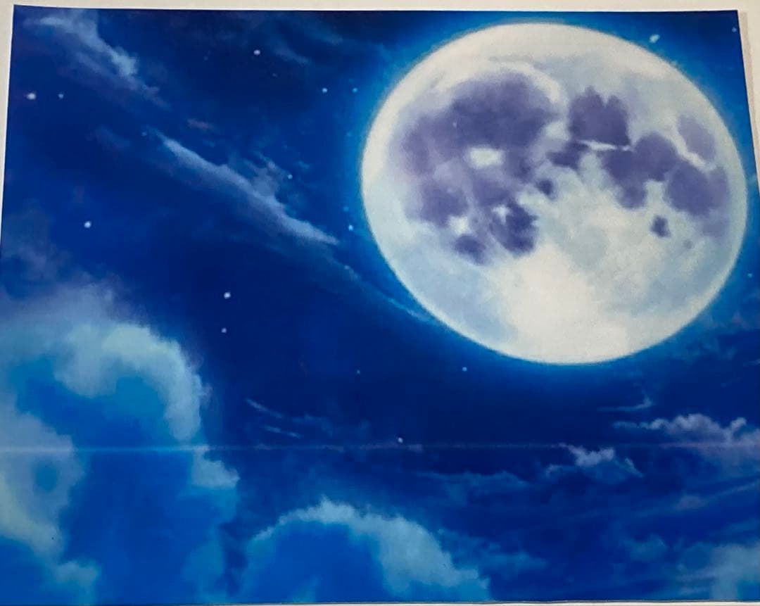 d３８　美少女戦士セーラームーンセル画【月のうさぎ】背景・動画付き