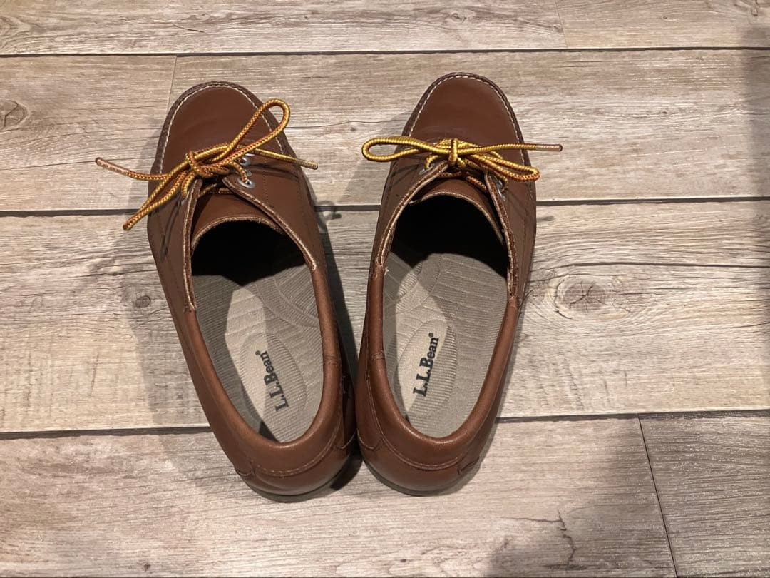 【L.L.BEAN 】ハンドソーンブルーチャーモック　モカシン デッキシューズ