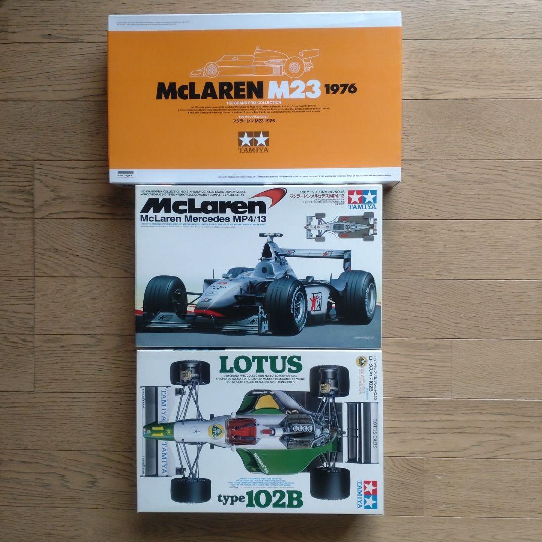 タミヤ　１／２０ Ｆ１ ３キット タミヤ 1/20 ティレル P34 1976 F1 日本GP #3 J.シェクター or 2位 #4