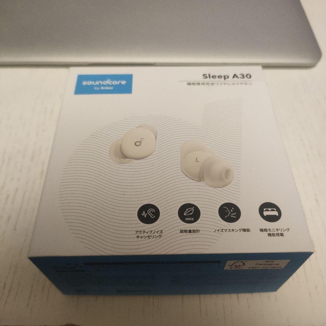 【新品】Anker Soundcore Sleep A30 Soundcore Sleep A30 by Anker Sleep Earbuds, Smart Active Noise
