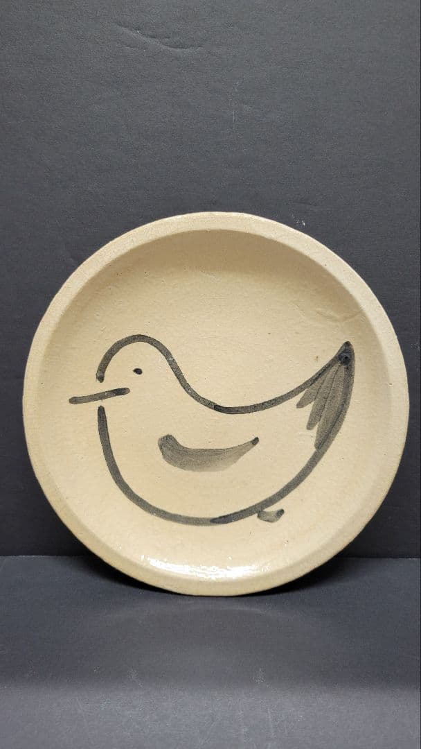 古い今戸焼 都鳥皿 言問 団子皿 15センチ /隅田川焼 角田川焼 古い今戸焼 都鳥皿 言問 団子皿 15センチ /隅田川焼 角田川焼 古い今戸