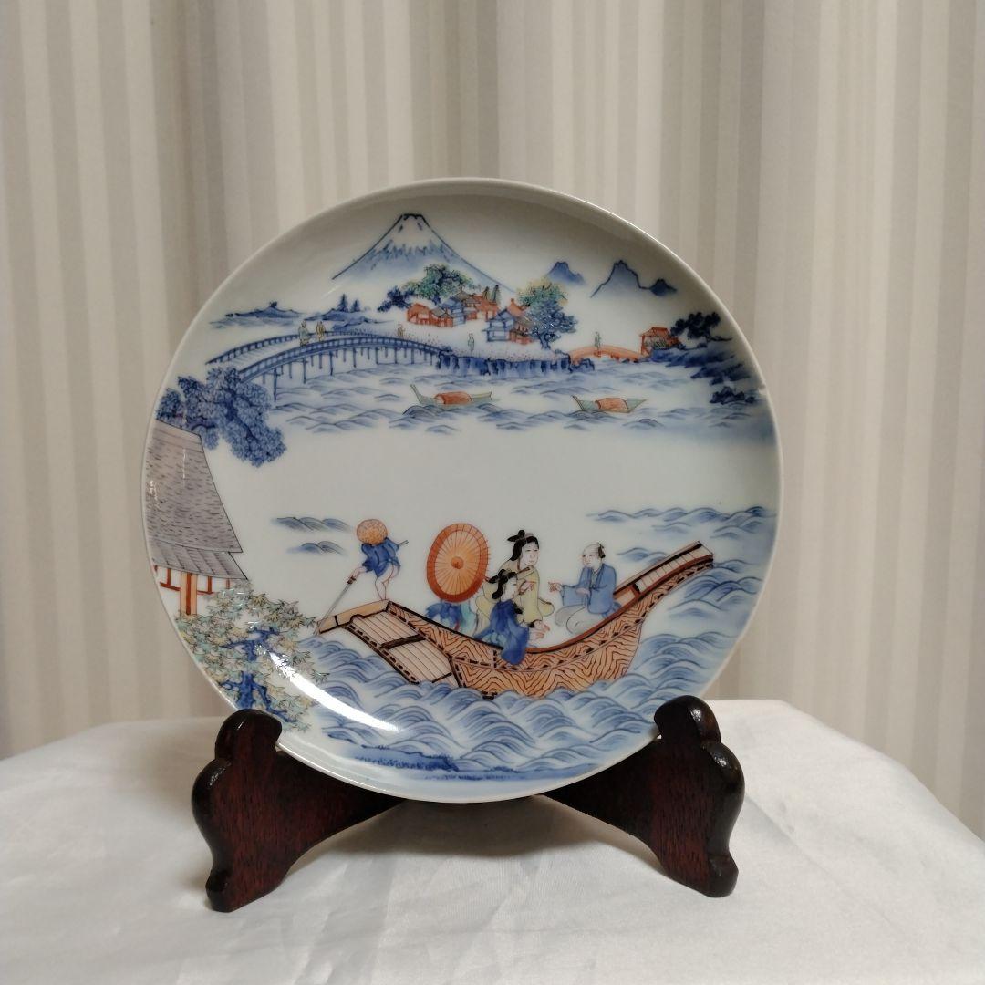 今泉今右衛門　絵皿 人間国宝 今泉今右衛門窯造 錦藤袴絵皿 5枚 有田焼 - メルカリ