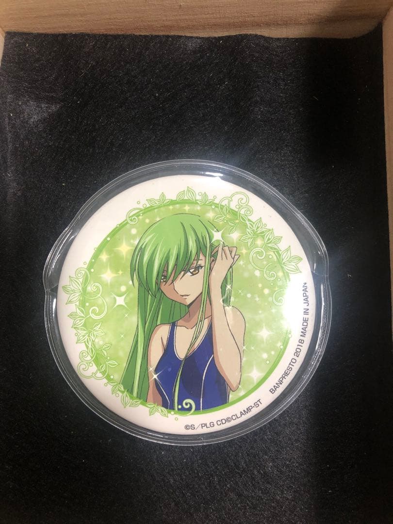 コードギアス 一番カフェpart2 缶バッジ 2018年C.C. 水着75mm