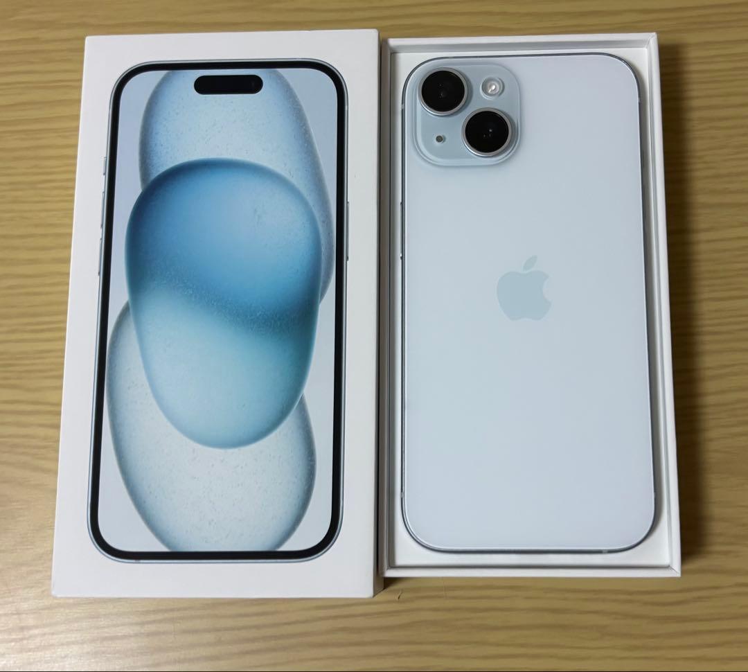 【訳あり】iPhone15 128GB ブルー SIMフリー バッテリー88% iPhone 15 Pro 128GB ブルーチタニウム SIMフリー バッテリー95