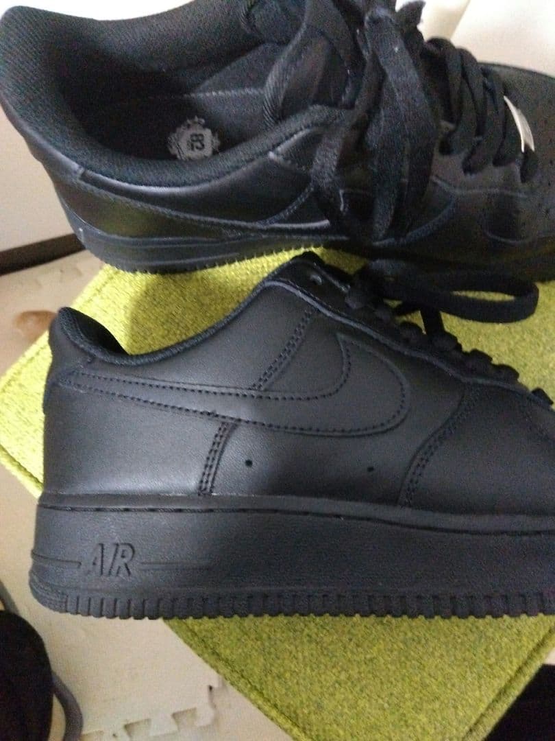 美品‼️ナイキ　エアフォース1　 ブラック　27.5cm