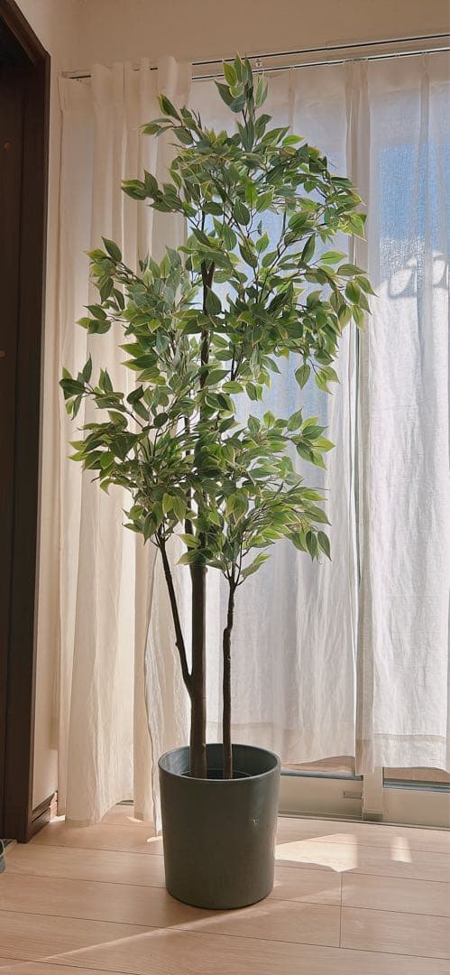 鉢カバー付き】IKEA フェイクグリーン フェイカ人工観葉植物