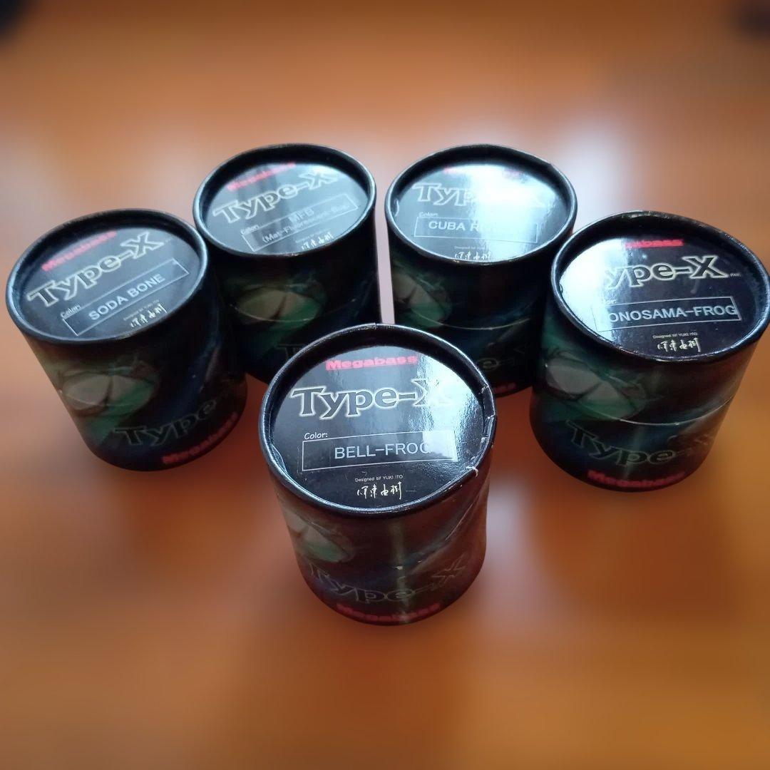 廃盤旧パッケージ】メガバス Type-X 5点セット - メルカリ