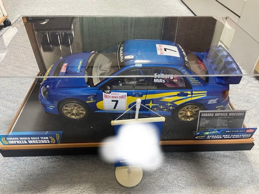 アシェットインプレッサWRC美品、ケース付き アシェット・コレクションズ・ジャパン、週刊『スバル インプレッサを