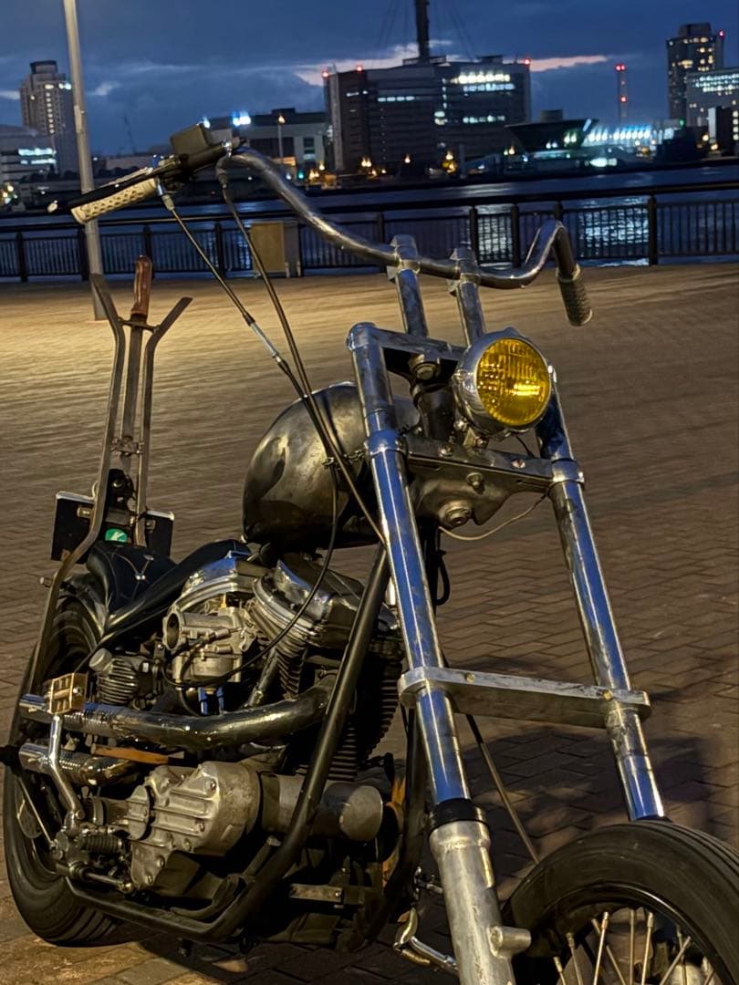 ビンテージ‼️ ヘッドライト ハーレー エボ ショベル 国産アメリカン