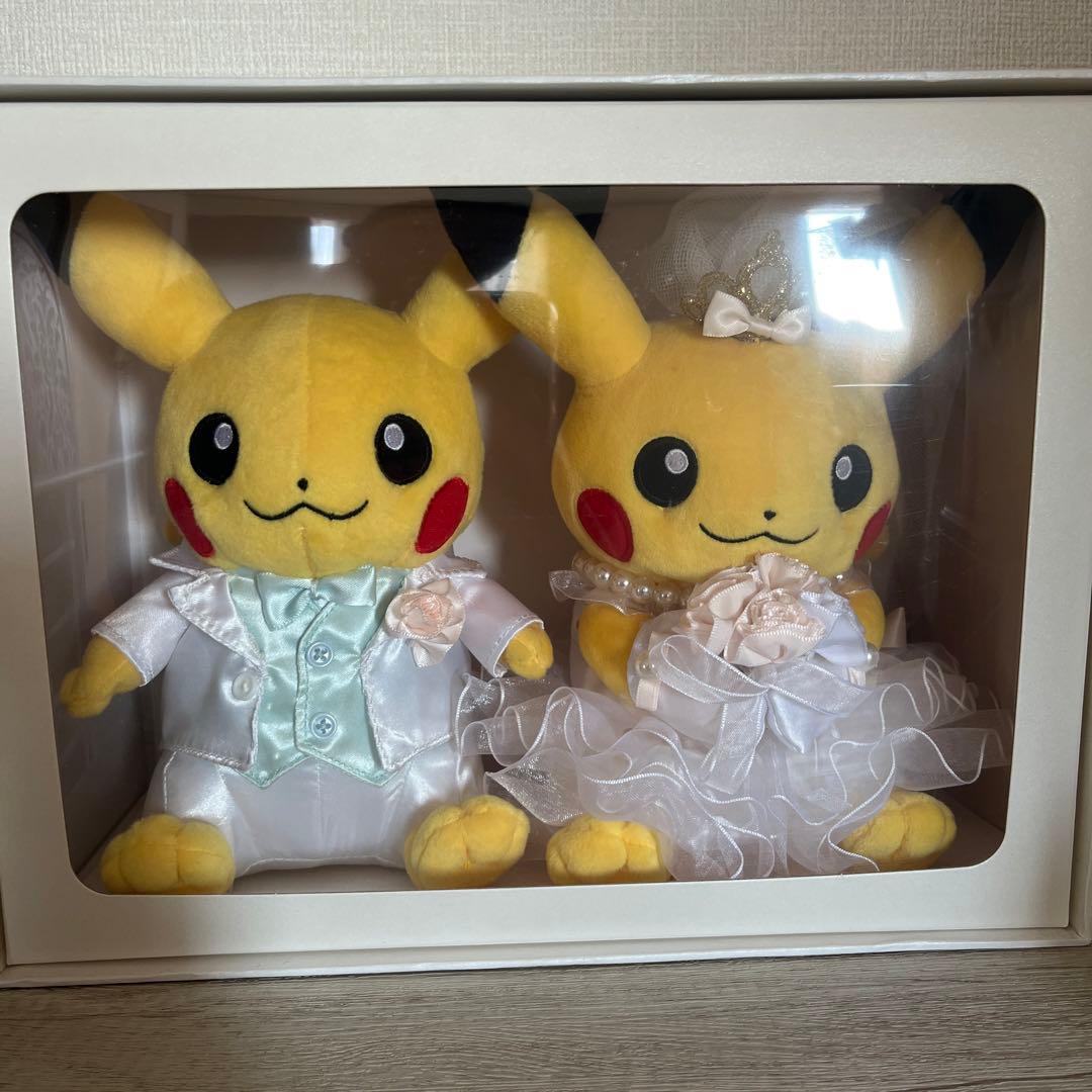 ポケモン ピカチュウ ウェディング ぬいぐるみ 2体セット 結婚式