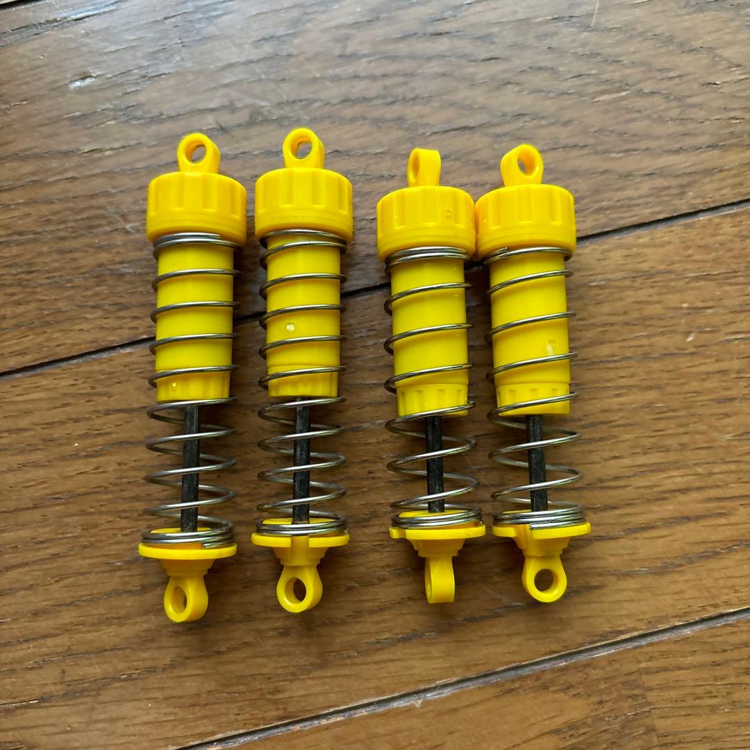 タミヤ CVAダンパー オイルダンパー 黄色 4本セット - メルカリ