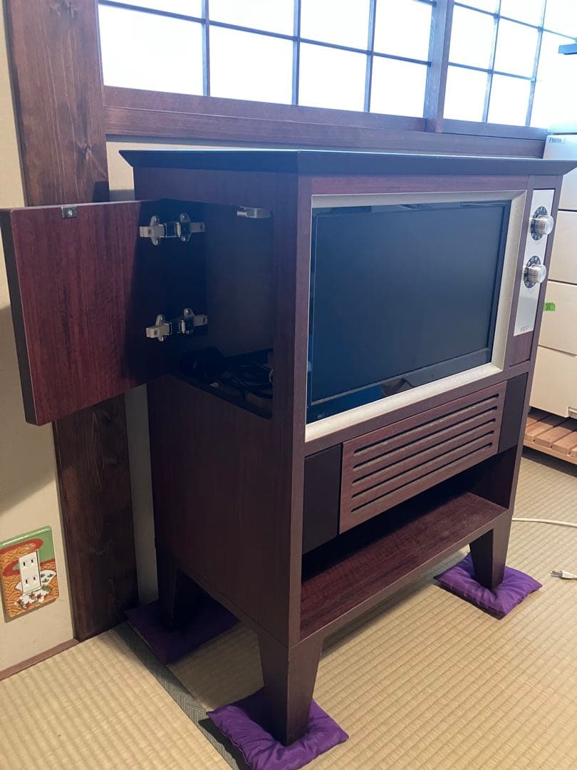 専用商品です】昭和レトロ風液晶EREO19インチ飛騨家具古民家和風町屋