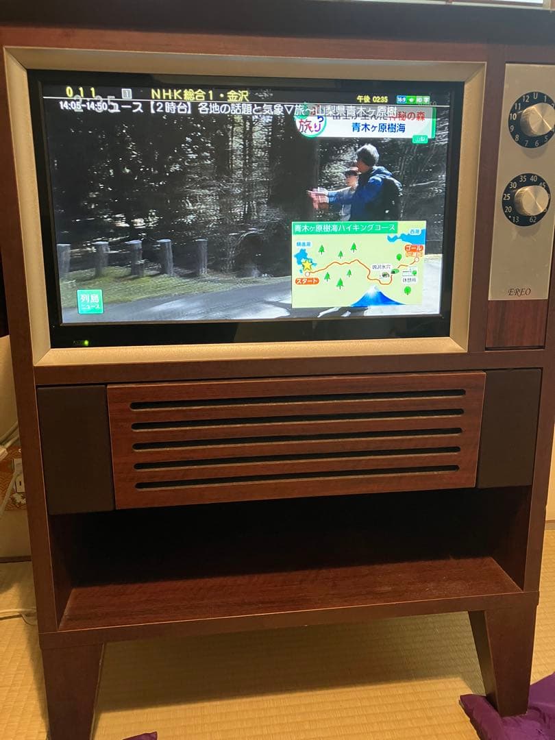専用商品です】昭和レトロ風液晶EREO19インチ飛騨家具古民家和風町屋