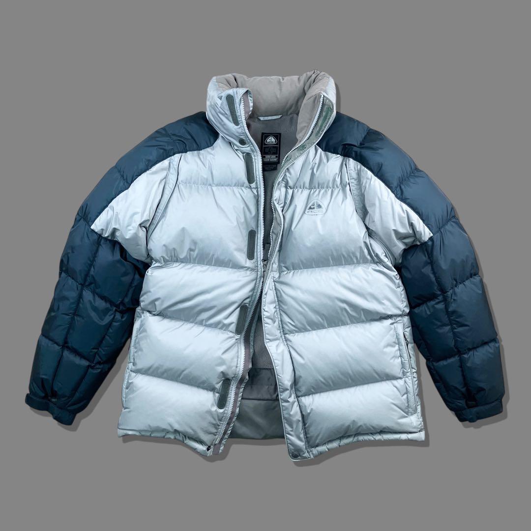 00s Y2K NIKE ACG ナイキ ツートンダウンジャケット パファー - メルカリ