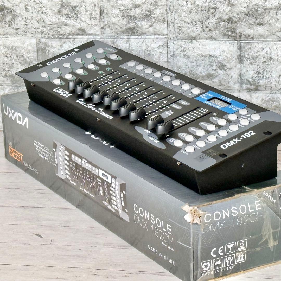 LIXADA「DMX-192」DMX512コントローラー DMX512 Light Controller, 192 Channel DMX Board with 2m/6.6 ft DMX