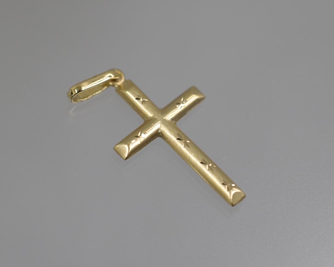 クロスのペンダントトップ　Ｋ１８ K18 クロスペンダントトップ | 株式会社特撰すずき
