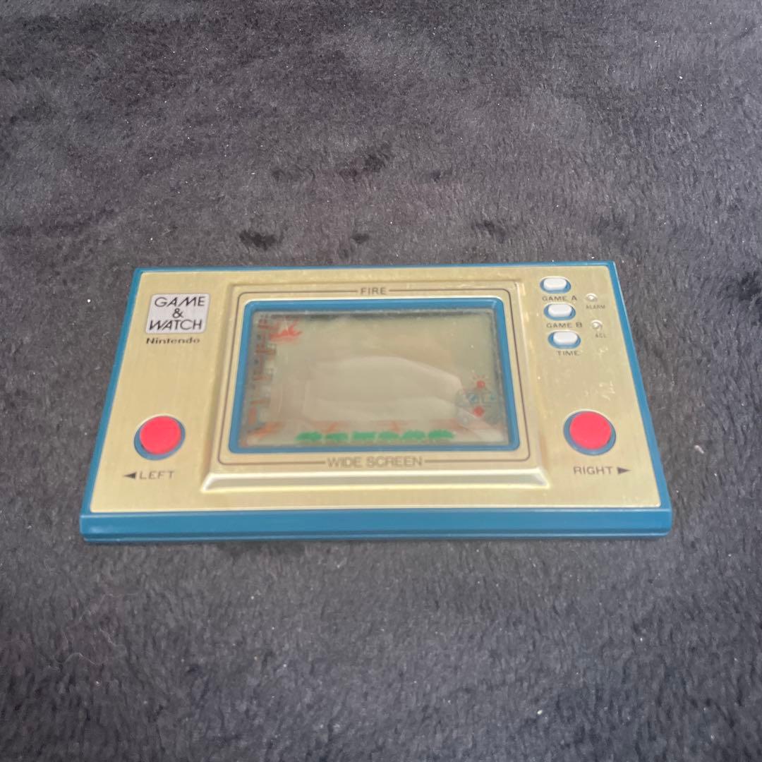 任天堂　GAME&WATCH ゲームアンドウォッチ NINTENDO GAME AND & WATCH Fire Attack Wide Screen 1981 Direct From