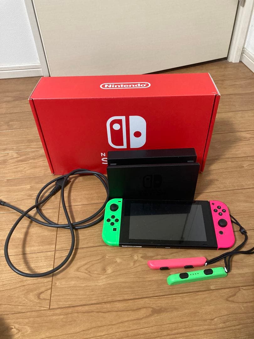 Nintendo Switch ネオンピンク/グリーン本体 任天堂 Nintendo 【純正】Joy-Con(L)/(R)［Switch］(L)ネオングリーン
