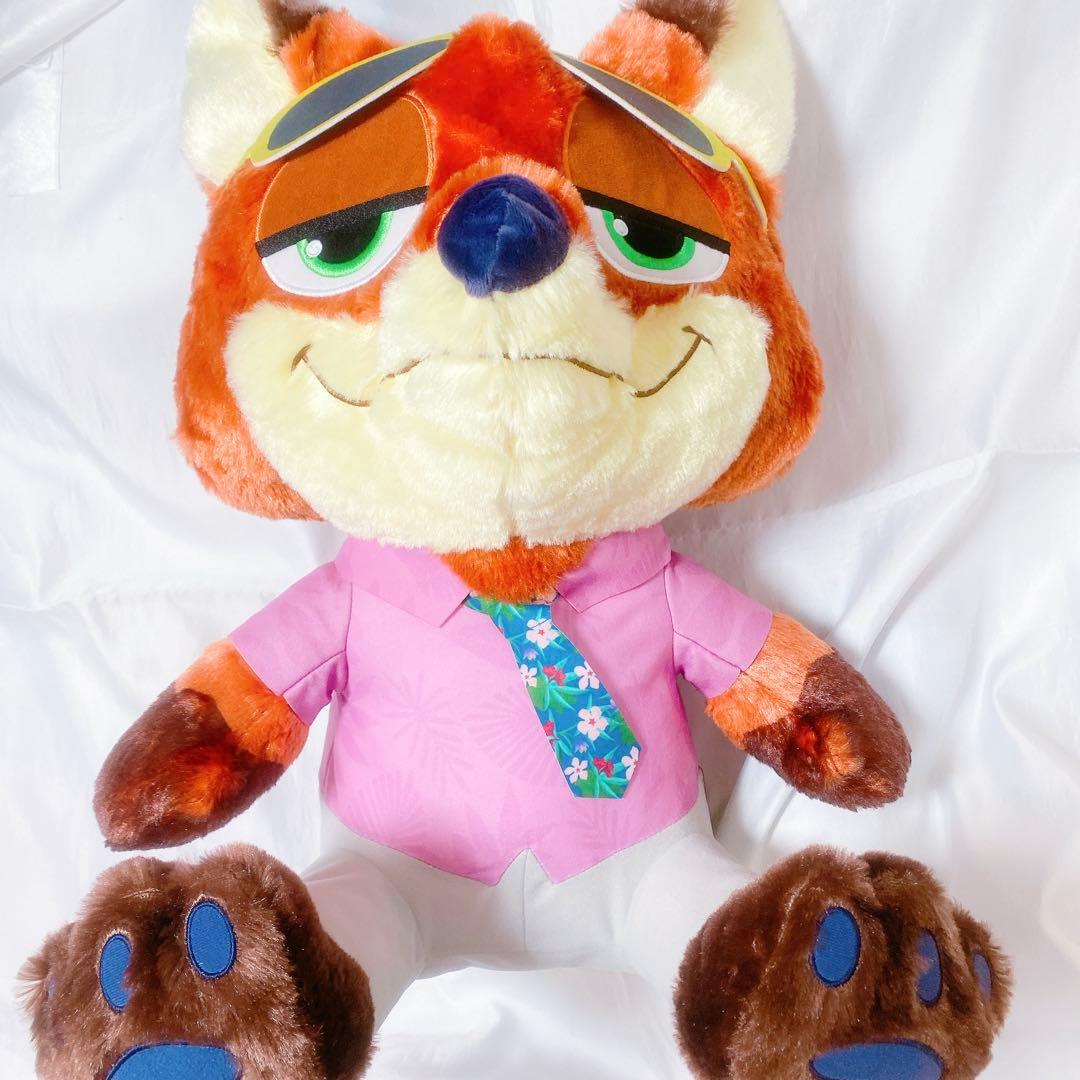 ズートピア2 スーパーラージぬいぐるみ ニック ジュディ パウバート