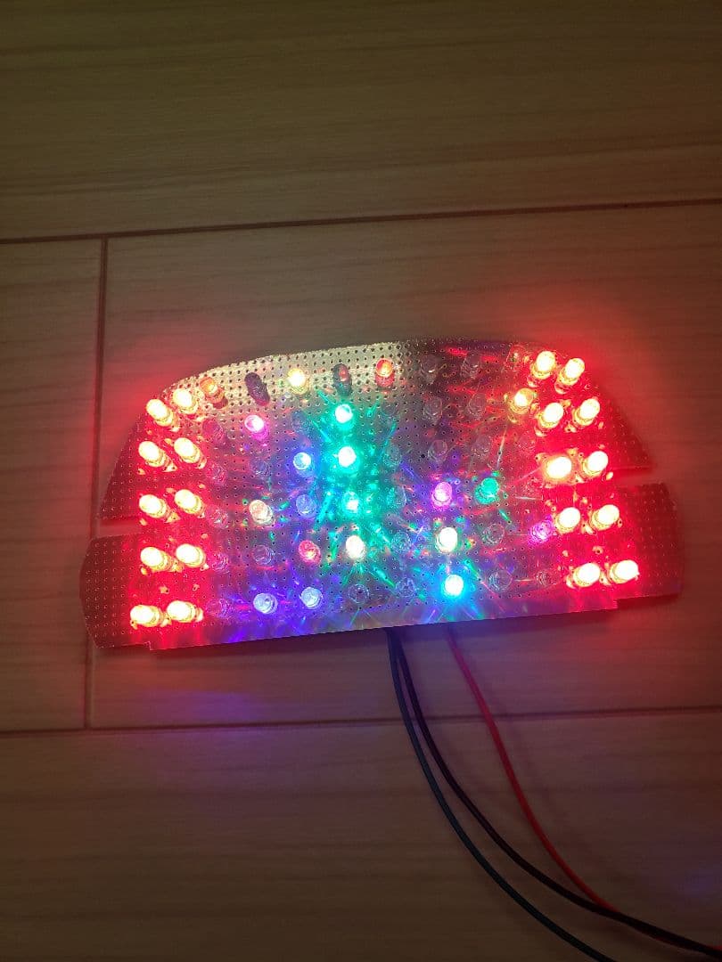 ゼファー400 流れるようなled テールランプ くるくるテール RGB - メルカリ