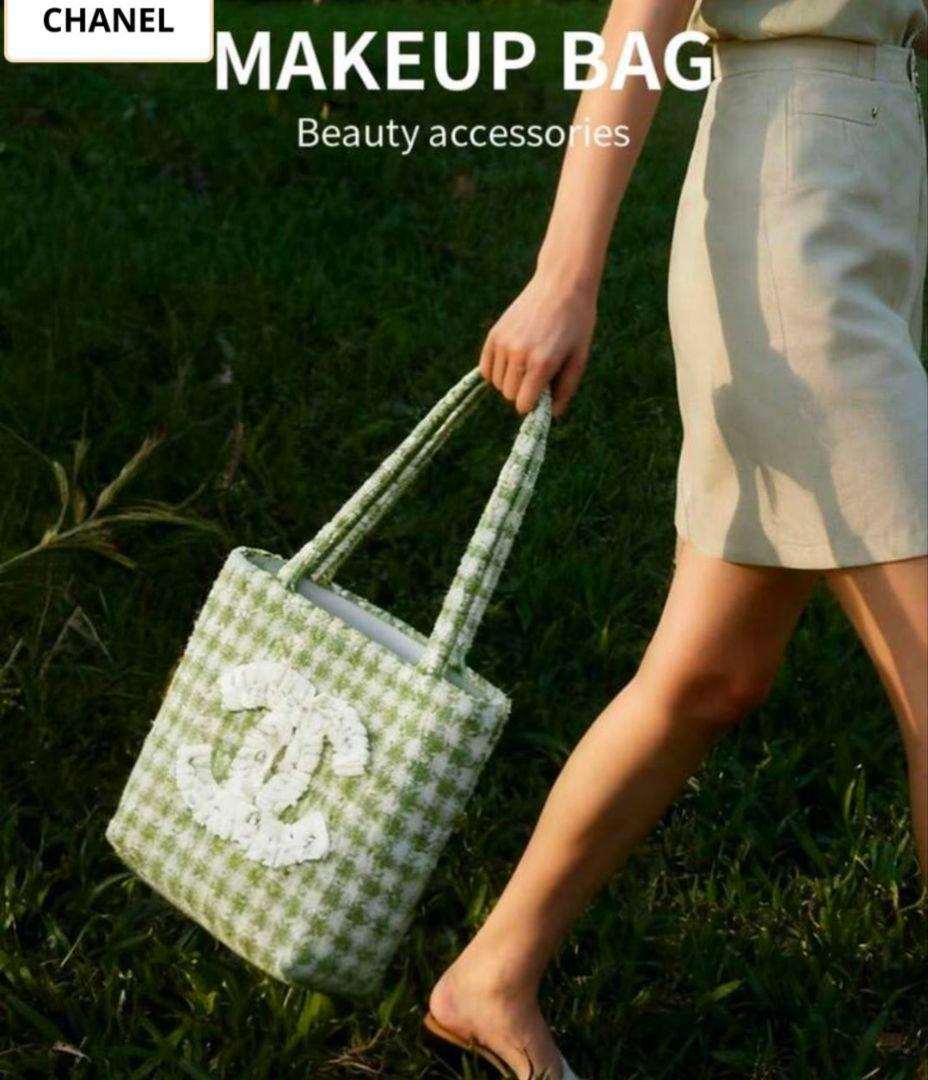 CHANEL メイクアップバッグ グリーン シャネル CHANEL マトラッセ チェーンショルダー AS3793 ミント