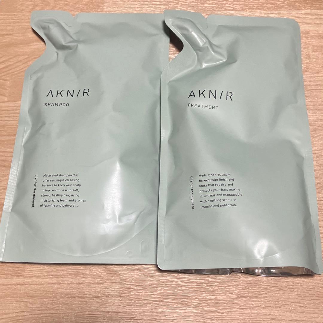 新品未開封】AKNIR シャンプー トリートメント リフィルセット 300ml