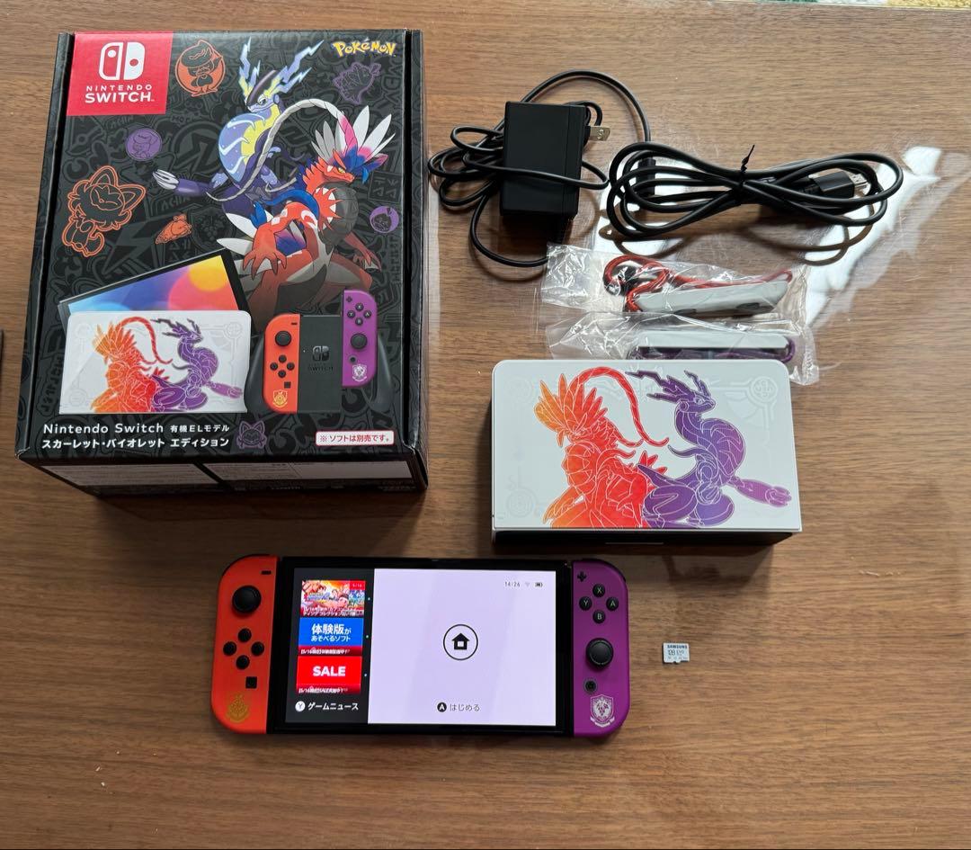 Switch Nintendo Switch 有機ELモデル　ポケモン Amazon.co.jp: Nintendo Switch（有機ELモデル）ポケモン スカーレット