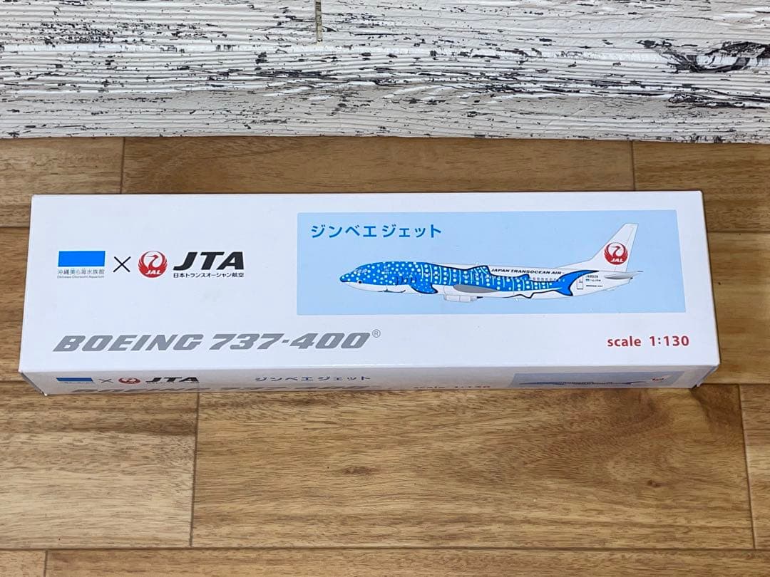 新品]JTA ジンベエジェット Boeing 737-400 1/130 台座 - メルカリ