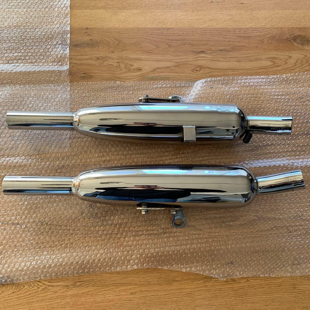 トライアンフ空冷ボンネビルT100用 Norman Hyde toga マフラー - メルカリ