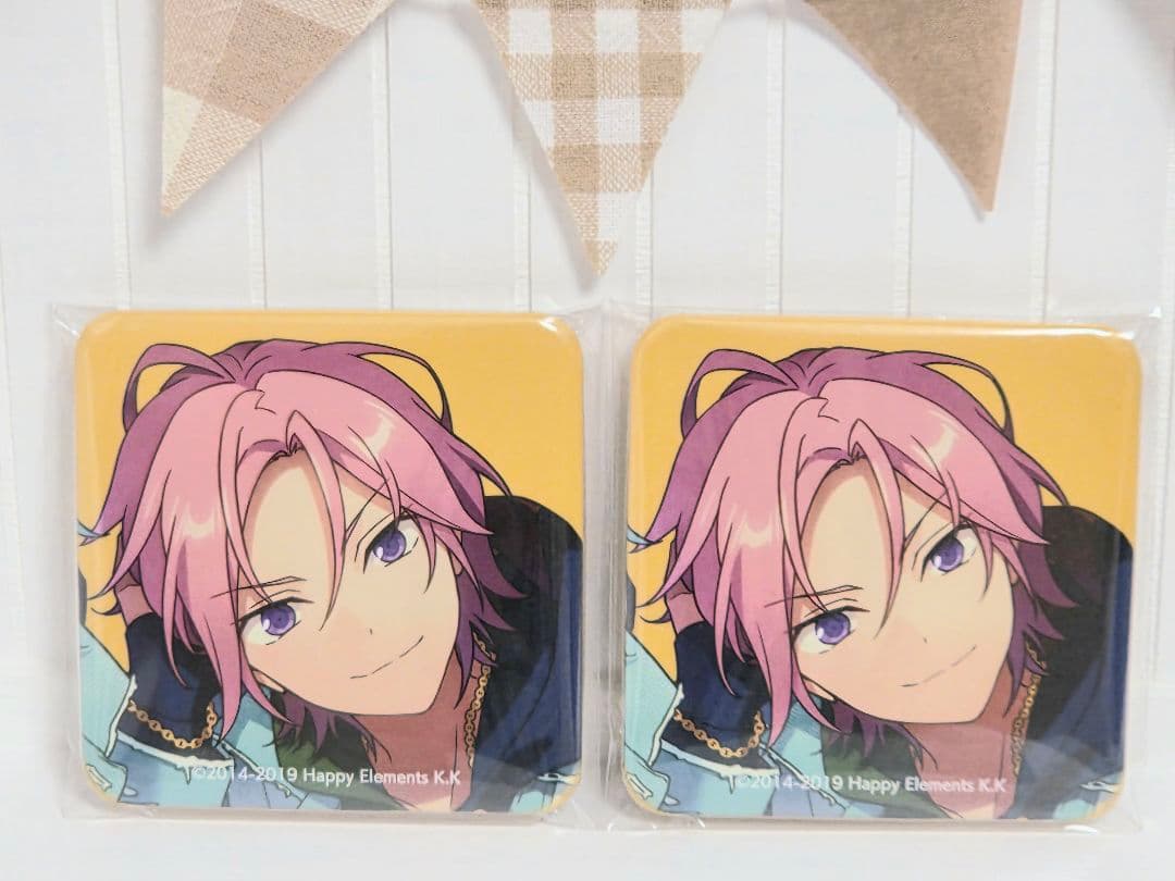 ✽あんスタ✽ 桜河こはく TRIP 特典 スクエア缶バッジ 2点 - メルカリ