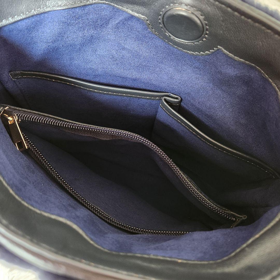 《未使用》PELLEY LUSSO ペレリールッソ ムートン ショルダーバッグa