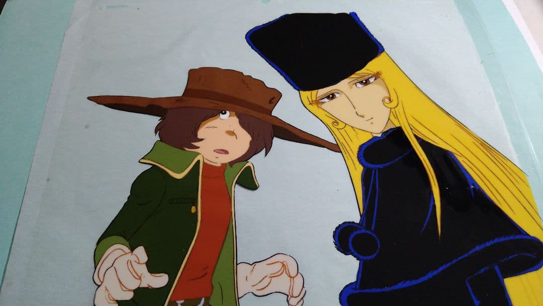 特価品！】「劇場版 銀河鉄道999」鉄郎&メーテル セル画 東映動画作品