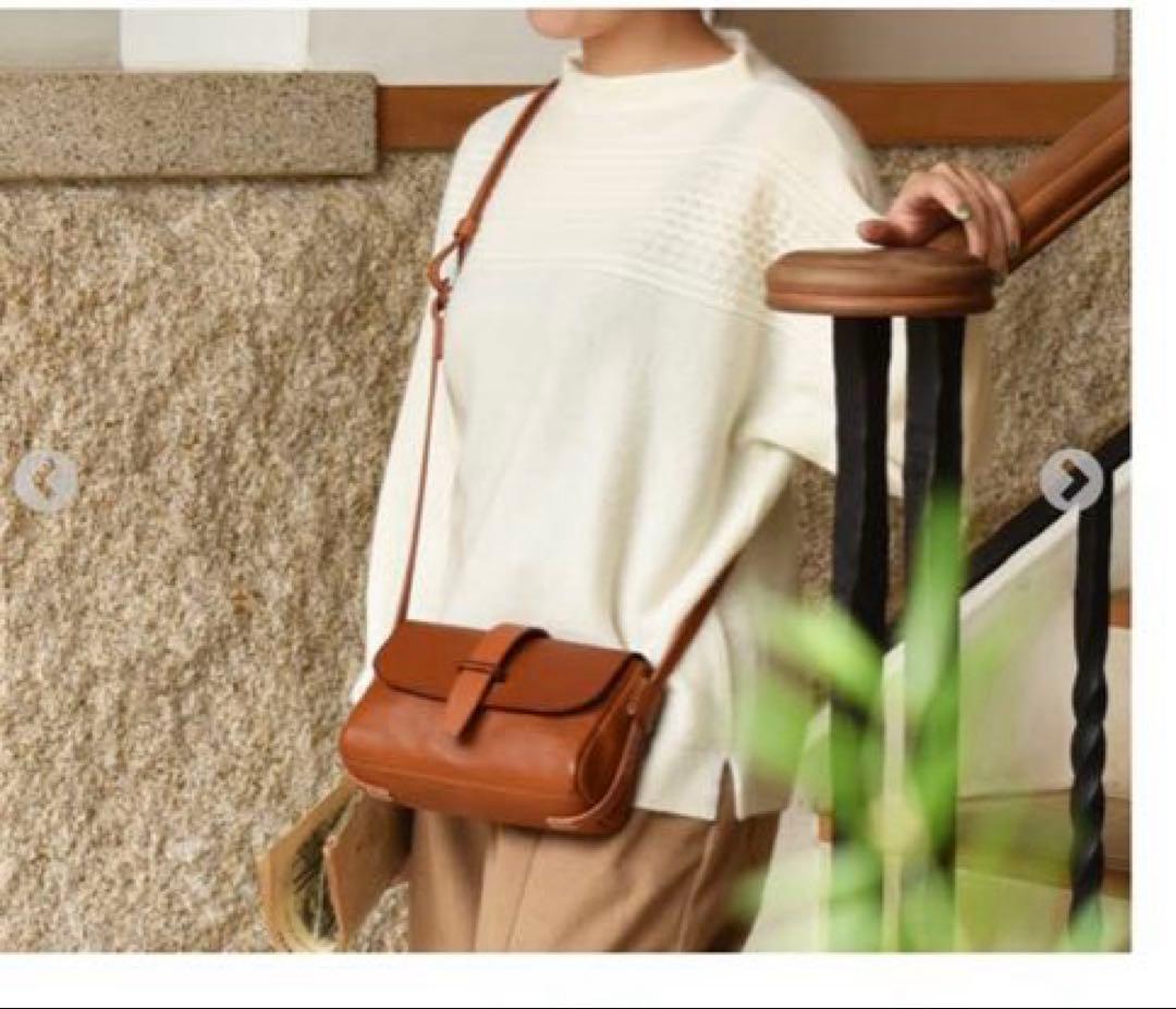 genten サドルベルト ヌオーバ 横型コンパクトショルダーバッグ　チャ サドルベルト ヌオーバ 横型コンパクトショルダーバッグ｜商品一覧