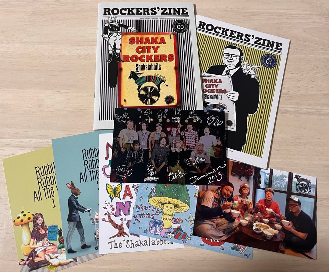 SHAKALABBITS 限定品！会報00番サイン非売品CD.DVDグッズまとめ