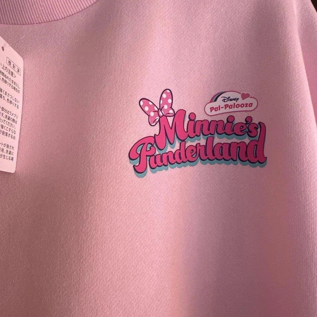 新品タグ付】ディズニーランドミニーのファンダーランド スウェットM-L