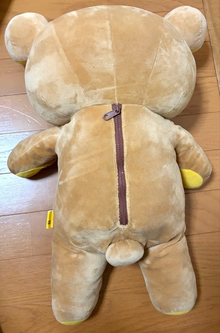 big 大 リラックマ くったりぬいぐるみ 背中ファスナー付 平成 希少 L