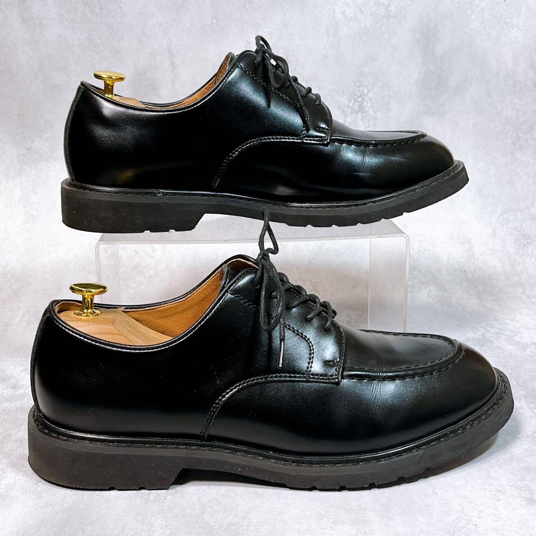 ☆美品☆【オックスフォード ダービー】 Uチップ (9.5) 厚底 外羽根 本