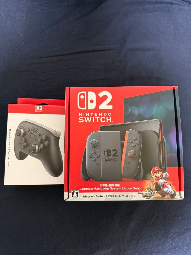【新品未開封】Nintendo Switch 2 マリオカートセット＋プロコン2 Nintendo Switch 「訳あり品-外装箱傷あり」新品 2 マリオカート