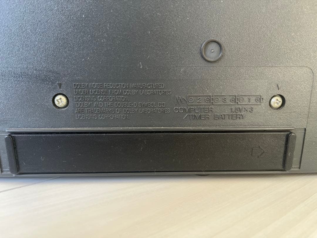 《当時モノ》ビクター　CDラジカセ　RC-X770 取説　リモコン付