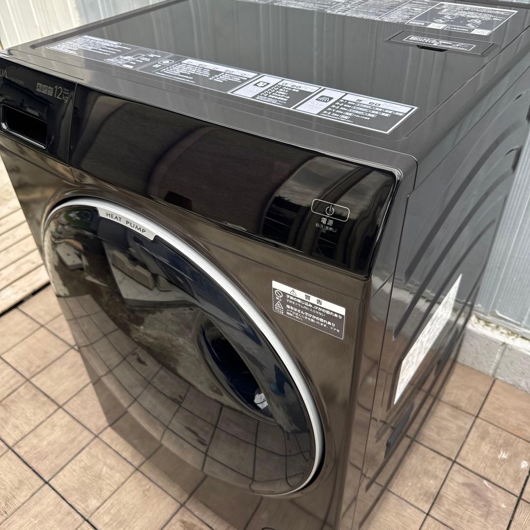 ほぼ未使用 AQUA 2024年製 ドラム式洗濯機 12k/6kg 最新モデル - メルカリ